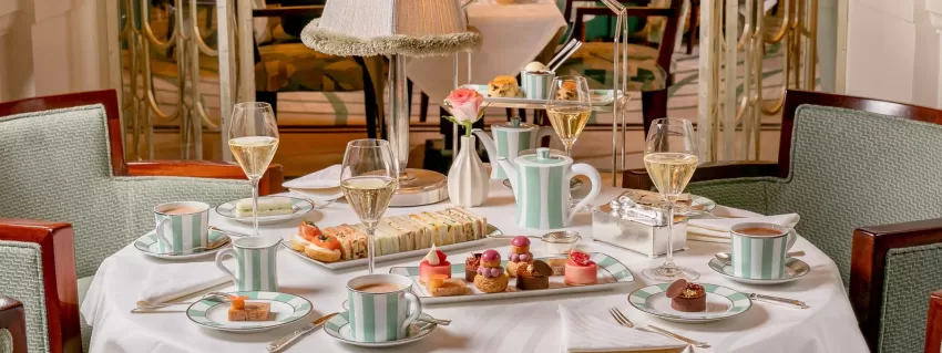 Claridges afternoon tea