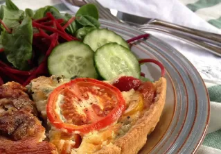 Cotswold kitchen garden inspired quiche recipes