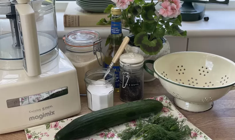 Mormor's Quick & Easy Danish Pickled Cucumber Recipe